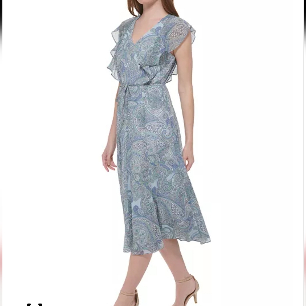 Tommy HilfigerWomen's Floral-Print Fit & Flare  Midi Dress
